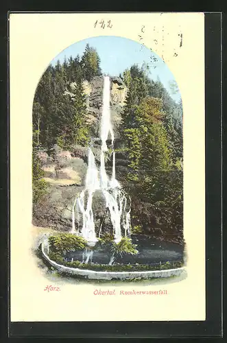 AK Goslar (Harz), Romkerwasserfall im Okertal