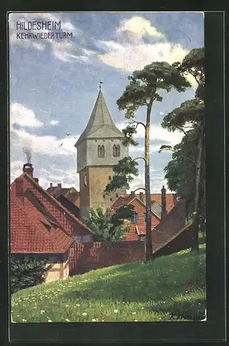 AK Hildesheim, Blick zum Kehrwiederturm