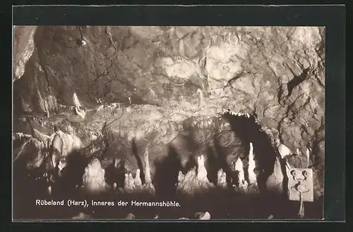 AK Rübeland (Harz), Inneres der Hermannshöhle
