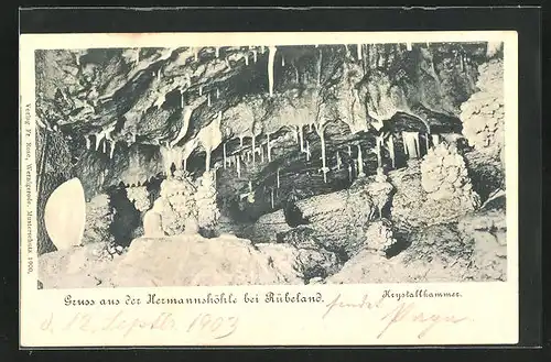 AK Rübeland (Harz), Hermannshöhle - Krystallkammer