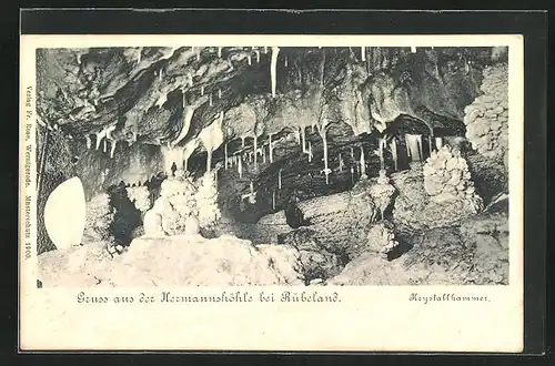 AK Rübeland (Harz), Hermannshöhle - Krystallkammer