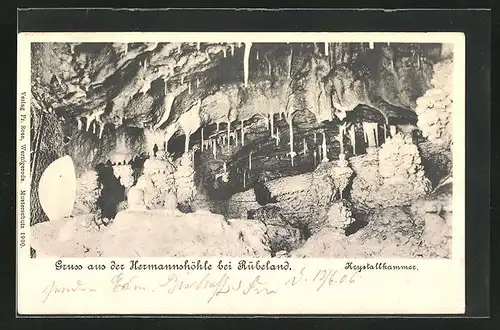 AK Rübeland (Harz), Hermannshöhle - Krystallkammer