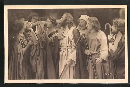 AK Passionsspiele Oberammergau 1922, Abschied von Bethania