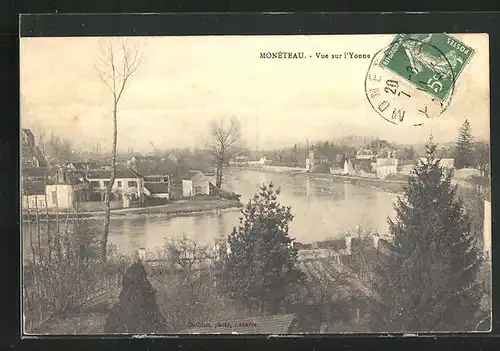 AK Monèteau, Vue sur l`Yonne