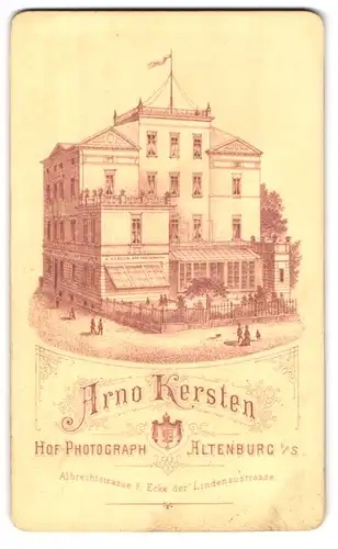 Fotografie Arno Kersten, Altenburg i. S., Ansicht Altenburg i. S., Aussenansicht des Ateliers