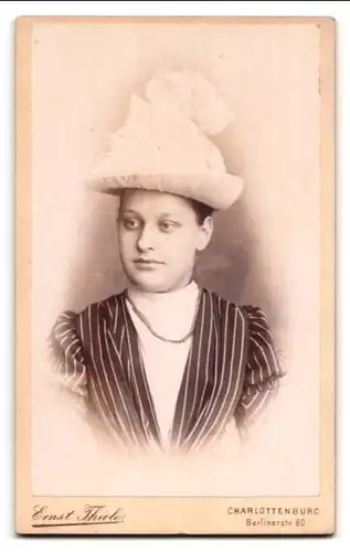 Fotografie Ernst Thiele, Charlottenburg, Berlinerstr. 80, Ansicht Berlin-Charlottenburg, Blick auf das Schloss
