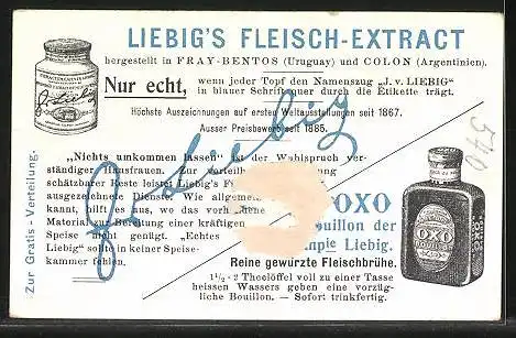 Sammelbild Liebig, Liebig`s Fleisch-Extract, Portugal, Strassensänger