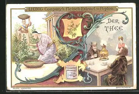 Sammelbild Liebig, Der Thee