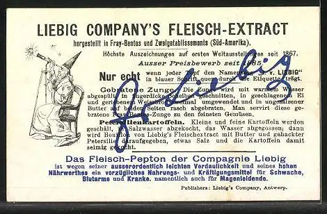 Sammelbild Liebig, Liebig Company`s Fleisch-Extract, Irländer, Javanese