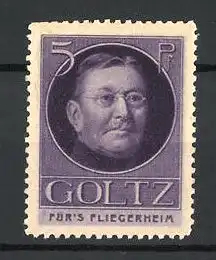 Reklamemarke Goltz im Portrait, Für's Fliegerheim