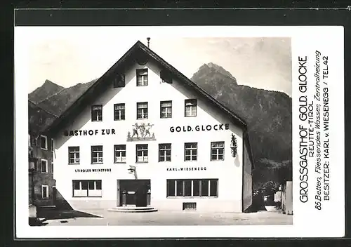 AK Reute, Gasthof zur Goldenen Glocke