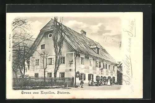 AK Kapellen /Steierm., Gasthaus