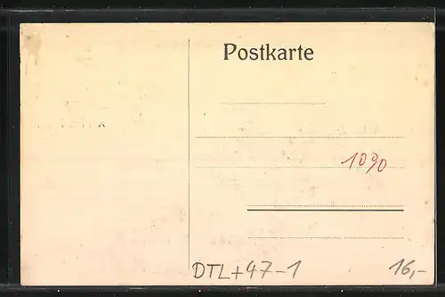 Künstler-AK Xanten, Zur goldenen Mitte, Kgl. Lehrerinnenseminar 1915, Bücher und Lorbeer