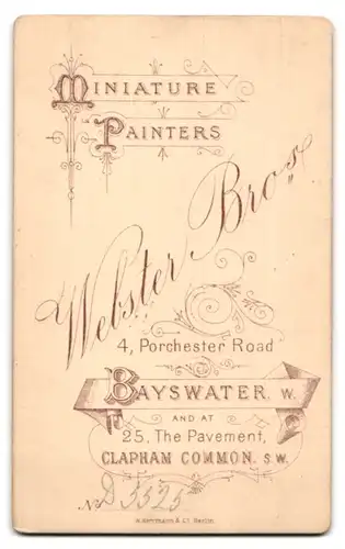 Fotografie Webster Bros., Bayswater, 4, Porchester Road, Portrait junger Mann in modischer Kleidung