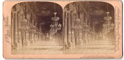 Stereo-Fotografie Underwood & Underwood, New York, Ansicht Paris, Opernhaus - Oper Foyer Innenansicht