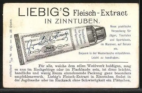 Sammelbild Liebig, Liebig`s Fleisch-Extract, Hühnervögel, Wachtel, Coturnix vulgaris, Das Fangen mit dem Steckgarn