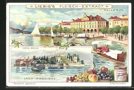 Sammelbild Liebig, Pallanza, Lago-Maggiore