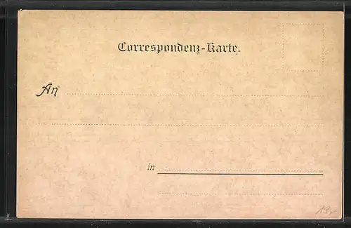 Lithographie Igls, Hotel Iglerhof, Ortspartie mit Bergen