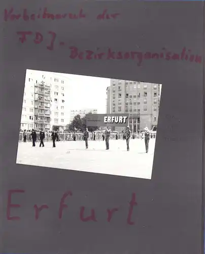 Fotoalbum 38 Fotografien 1979, DDR FDJ-Aufgebbot Klaus Intrau, Berlin FDJ Jugendfestival - Propaganda-Paraden