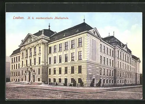AK Leoben, K.k. montanistische Hochschule