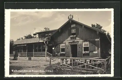 AK Wolfsgraben, Gasthaus Wallbergerhütte am Roppersberg