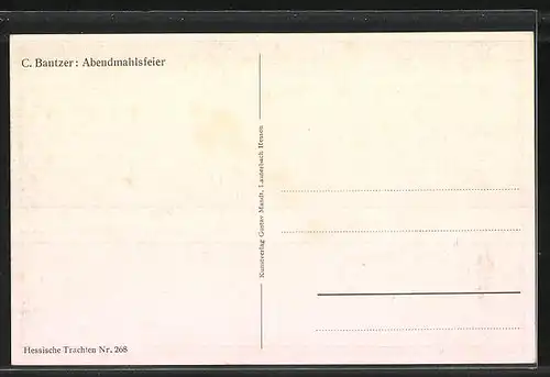 AK Hessische Trachten, Abendmahlsfeier