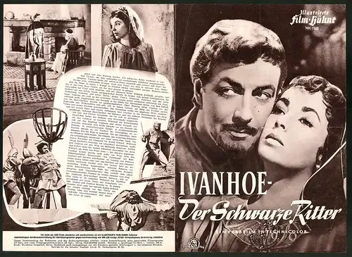 Filmprogramm IFB Nr. 1805, Ivanhoe - Der schwarze Ritter, Robert Taylor, Elizabeth Taylor, Regie: Richard Thorpe