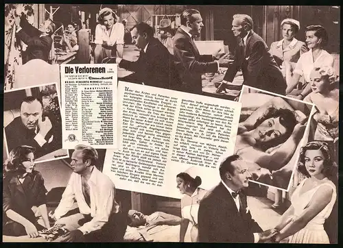 Filmprogramm IFB Nr. 3179, Die Verlorenen, Richard Widmark, Lauren Bacall, Regie: Vincente Minnelli