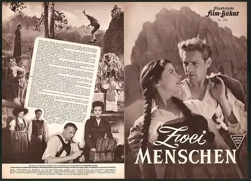 Filmprogramm IFB Nr. 1727, Zwei Menschen, Edith Mill, Helmuth Schneider, Regie: Paul May