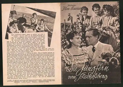 Filmprogramm IFK Nr. 3328, Die Jungfern vom Bischofsberg, Max Gülstorff, Ernst Waldow, Regie: Peter Paul Brauer