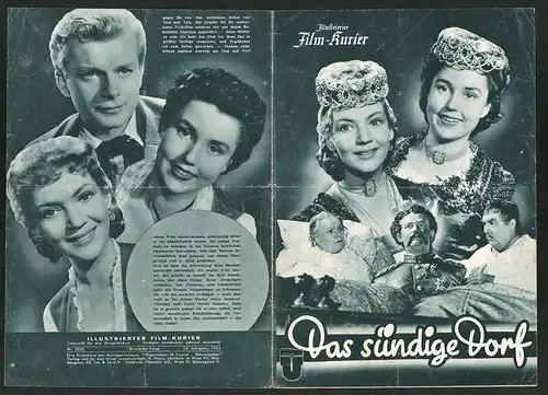 Filmprogramm IFK Nr. 2010, Das sündige Dorf, Günther Lüders, Albert Rueprecht, Regie: Ferdinand Dörfler