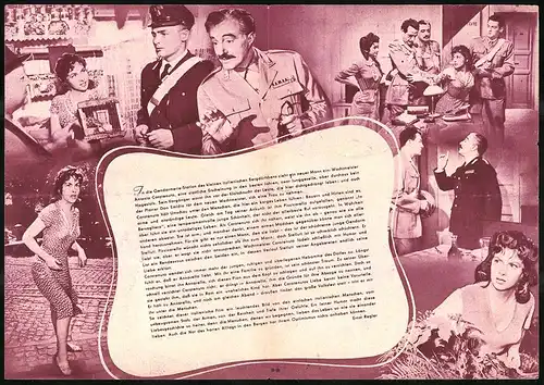 Filmprogramm PFI Nr. 79 /55, Brot, Liebe und Fantasie, Gina Lollobrigida, Vittorio de Sica, Regie: Luigi Comencini