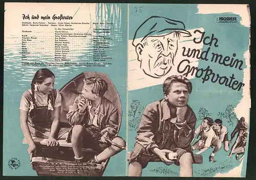 Filmprogramm PFI Nr. 65 /55, Ich und mein Grossvater, Gyula Gozon, Samu Balazs, Regie: Viktor Gertler