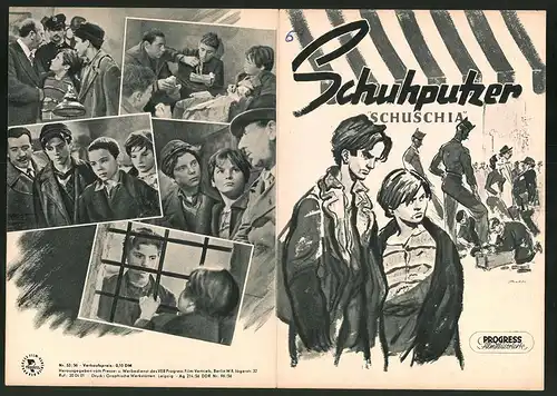 Filmprogramm PFI Nr. 53 /56, Schuhputzer, Franco Interlenghi, Rinaldo Smordoni, Regie: Vittorio de Sica