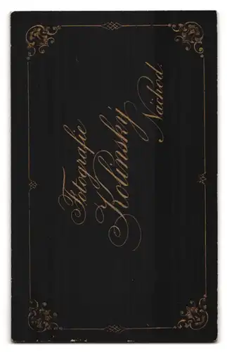 Fotografie Kolinsky, Nachod, Portrait junge Dame in hübscher Kleidung