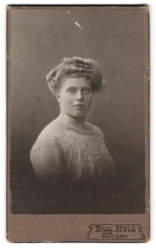 Fotografie Eug. Held, Horgen, attraktive Dame im Portrait