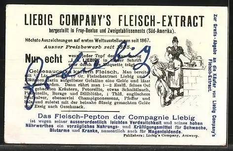 Sammelbild Liebig, Liebig Company`s Fleisch-Extract u.- Pepton, Das Rettungswesen auf der See, Das Flottmachen des Boote