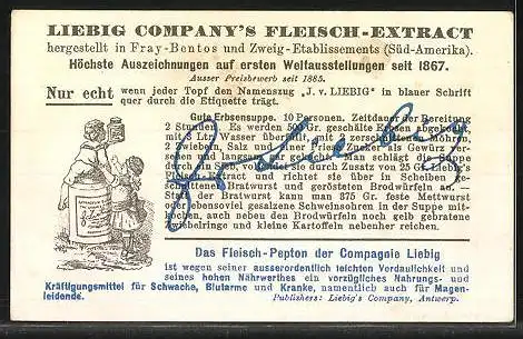 Sammelbild Liebig, Liebig Company`s Fleisch-Extract, Indien, Rinder-Rassen: Zebu, Vorder-Indien