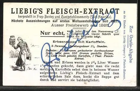 Sammelbild Liebig, Liebig`s Fleisch-Extract, Asien, Der Handel, Theekaravane