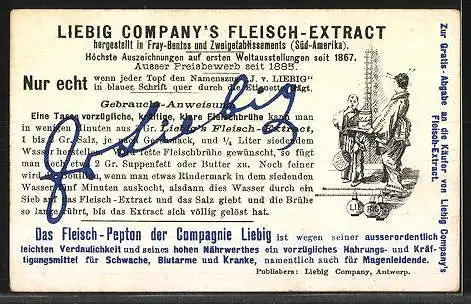 Sammelbild Liebig, Liebig Company`s Fleisch-Extract u.- Pepton, Auf der Rennbahn, Pferde am Start