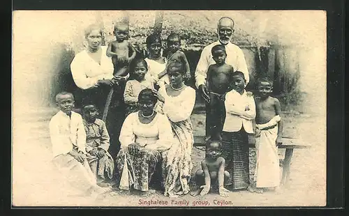 AK Ceylon, Singhalese Family group
