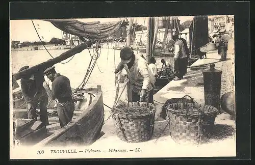 AK Fischerei, Trouville, Pecheurs, Fishermen
