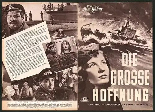 Filmprogramm IFB Nr. 2785, Die grosse Hoffnung, Renato Baldini, Lois Maxwell, Regie: Duilio Coletti