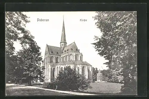 AK Doberan, Blick zur Kirche