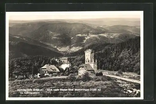 AK Hornisgrinde im Schwarzwald, Blick nach Süden über Mummelsee