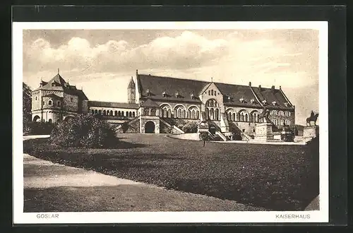 AK Goslar, Blick zum Kaiserhaus