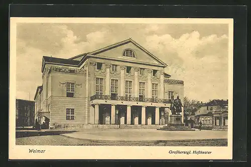 AK Weimar, Grossherzogliches Hoftheater