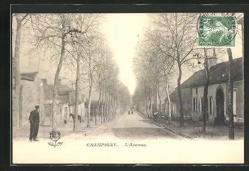 AK Champigny-sur-Yonne, L`Avenue