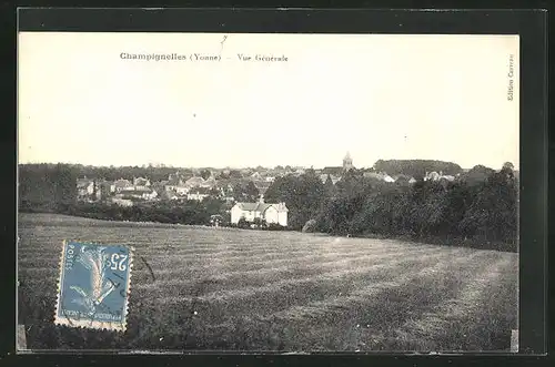 AK Champignelles, Vue Gènèrale