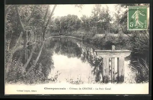 AK Champcevrais, Chateau de Chatre - Le Petit Canal